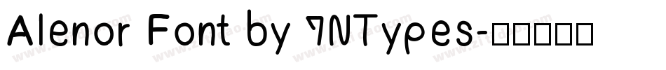Alenor Font by 7NTypes字体转换
